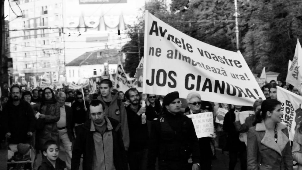 Rosia Montana protest